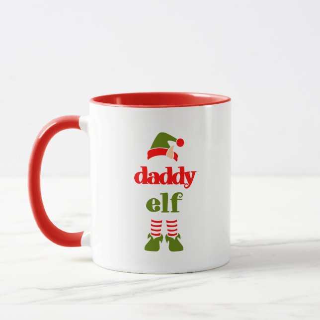 Taza Navidades DAD ELF COFFEE MUGS (Izquierda)