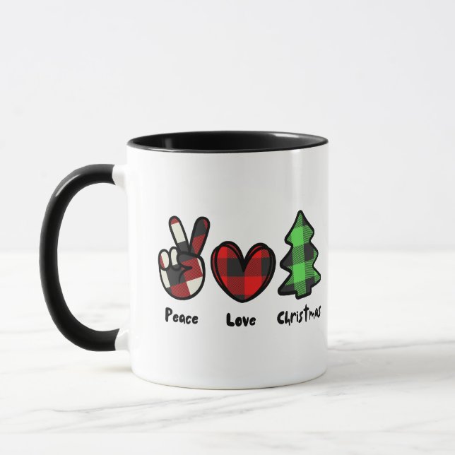 Taza Navidades de amor por la paz (Izquierda)