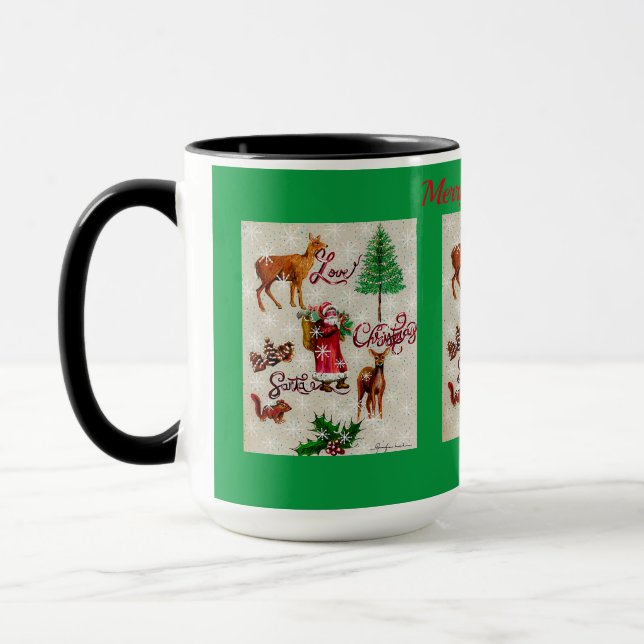 Taza Navidades de amor Santa Mug (Izquierda)