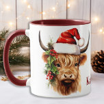 Taza Navidades de animales de la granja Highland Cow<br><div class="desc">¿Buscando el regalo o la decoración perfecta para los Navidades que traerán el calor acogedor del campo a su casa este invierno? No hay más que ver nuestra colección temática de las vacas de las tierras altas. Con adorables y lindos terneros de las tierras altas, esta colección es perfecta para...</div>