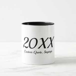 Taza Navidades de año personalizado mug Gif vacaciones 