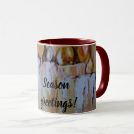 TAZA NAVIDADES DE ARTE CON VELOCIDAD