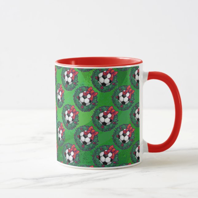 Taza Navidades de baloncesto de fútbol (Derecha)