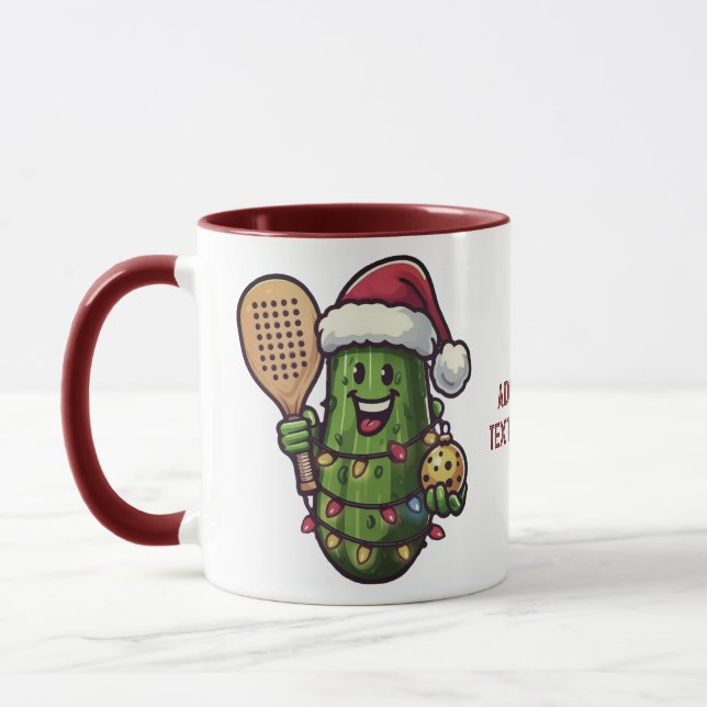 Taza Navidades de baloncesto Pickle Santa Sports (Izquierda)
