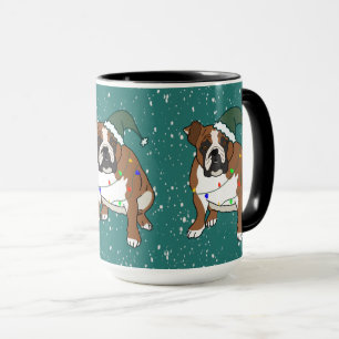 Taza Navidades de Bulldog de Inglaterra