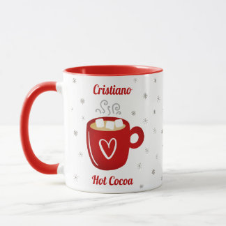 Taza Navidades de cacao caliente Nombre Mug