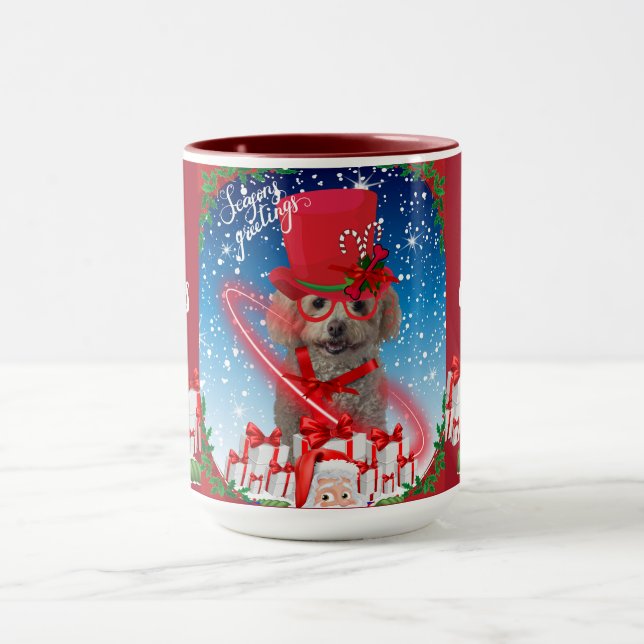Taza Navidades de canapé Temporadas Saludando el café M (Centro)