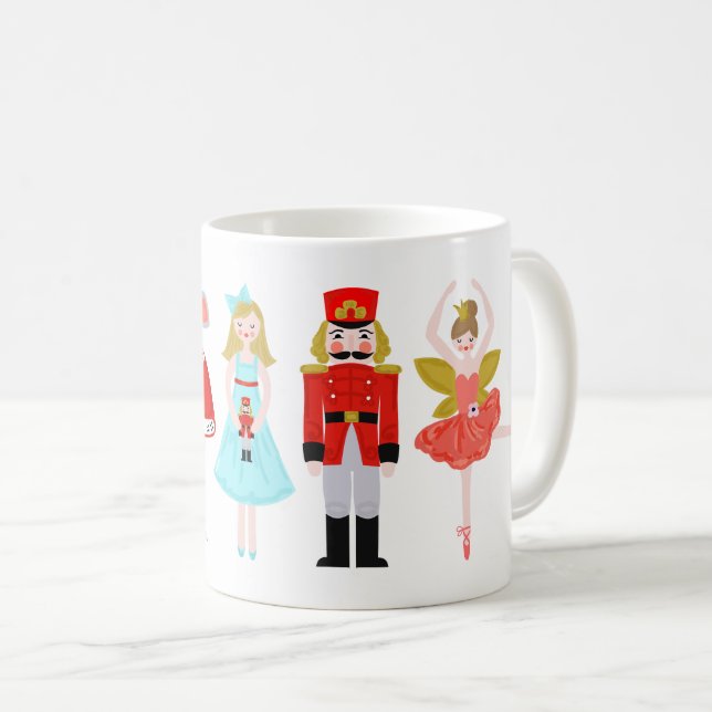 Taza Navidades de caracteres de ballet de cazabotas (Anverso derecho)