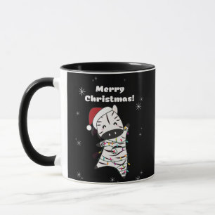 Taza Navidades de cebra Zebras Animales de Invierno