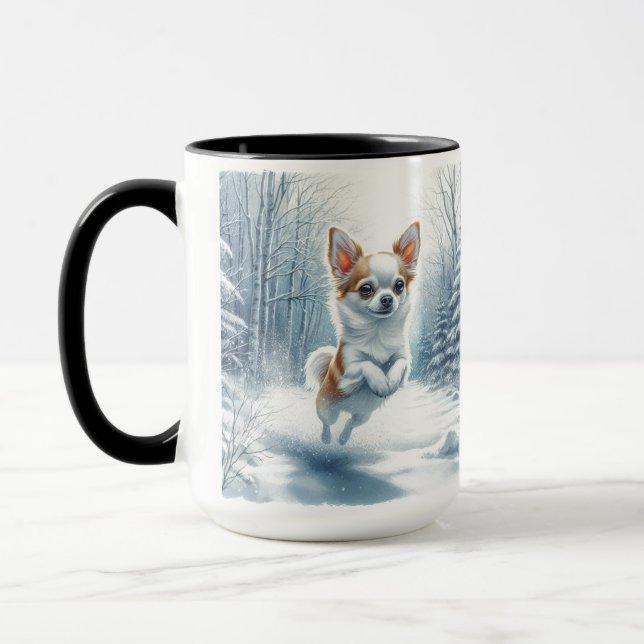 Taza Navidades de Chihuahua: Café de nieve (Izquierda)