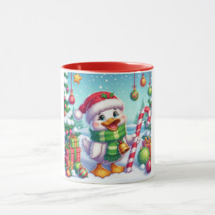 Taza Navidades de color lindo patán