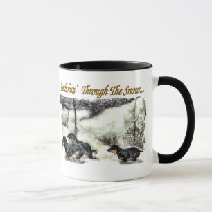 Taza Navidades de Dachshund