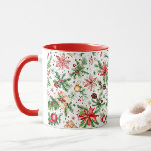 Taza Navidades de decoraciones festivas