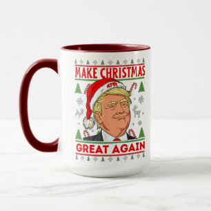 Taza Navidades de Donald Trump Mug, Feliz Navidad