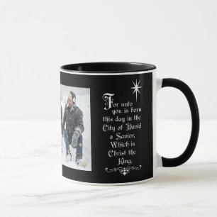 Taza Navidades de fotografía Biblia Verse Luke 2:11