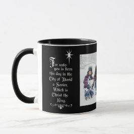 Taza Navidades de fotografía Biblia Verse Luke 2:11