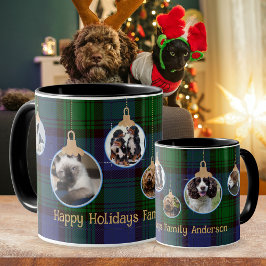 Taza Navidades de fotografías de escoceses desligan reg