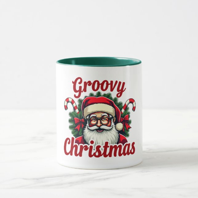 Taza Navidades de Groovy Santa Mug (Centro)