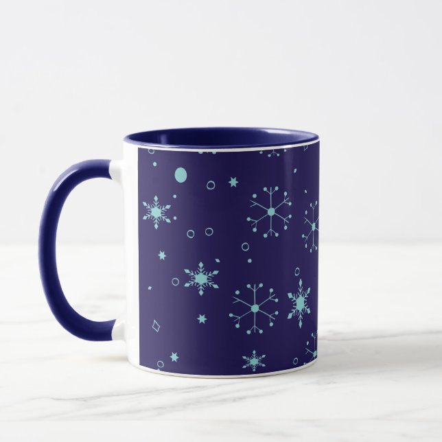 Taza Navidades de invierno acogedores copos de nieve Me (Izquierda)