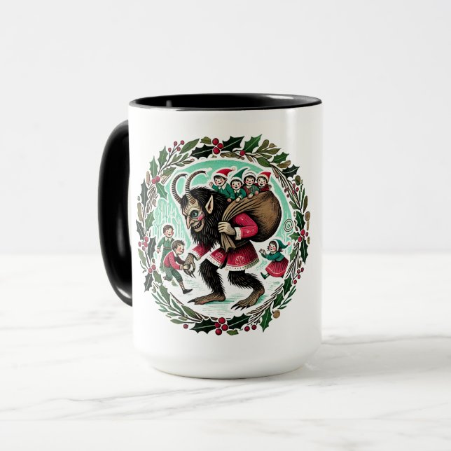Taza Navidades de Krampus (Anverso izquierdo)