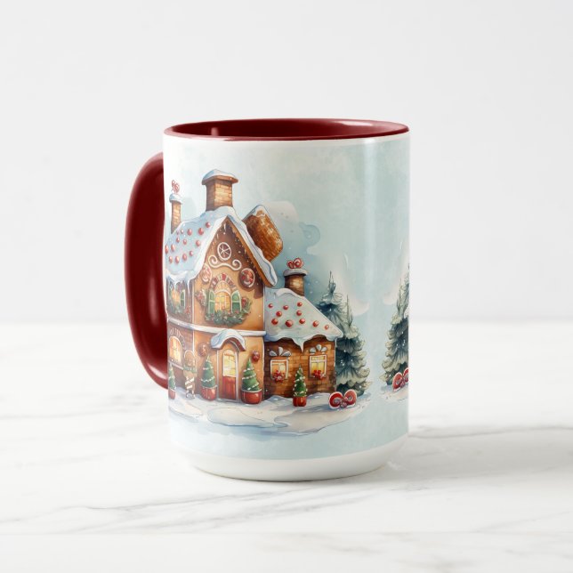 Taza Navidades de la casa Gingerbread (Anverso izquierdo)