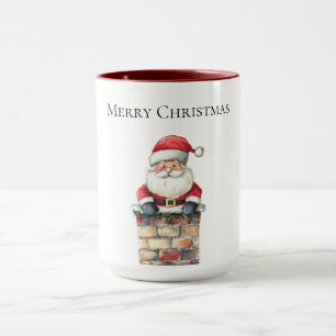 Taza Navidades de la chimenea de Santa Lucía