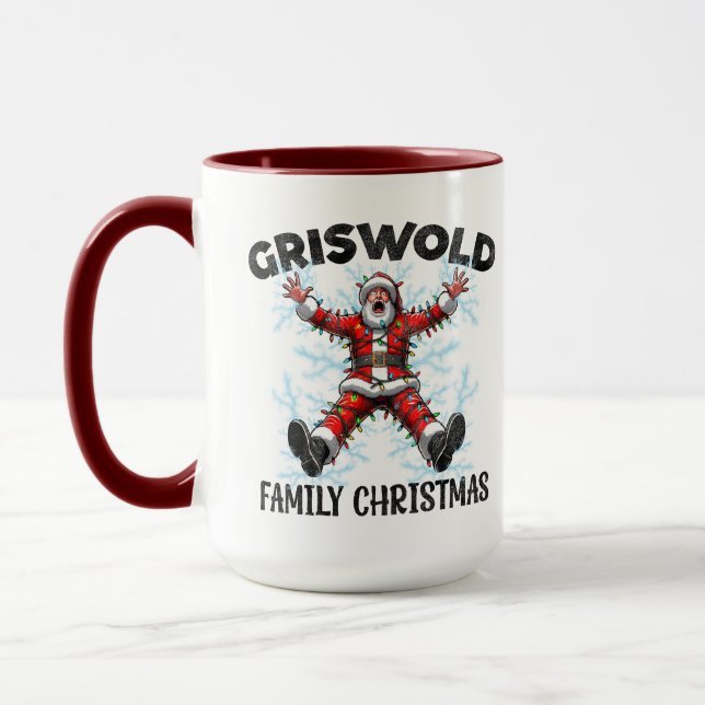 Taza Navidades de la familia Griswold - Santa (Izquierda)