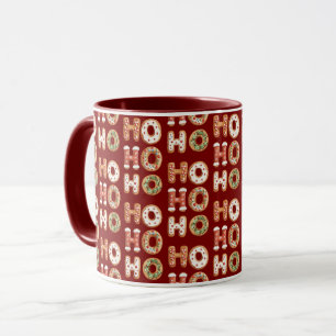 Taza Navidades de la Red Ho Ho Ho Ho Gingerbread Cookie
