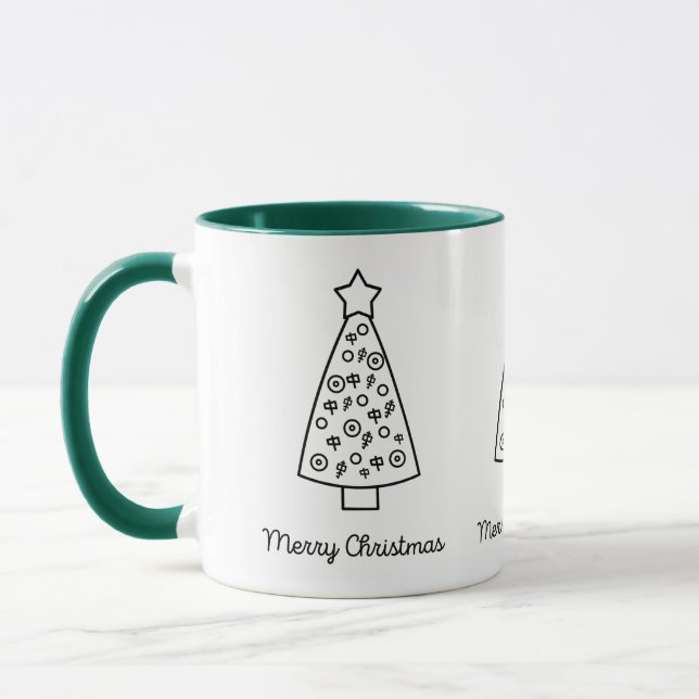 Taza Navidades de Mahjong (Izquierda)