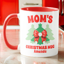 Taza Navidades de mamá personalizadas