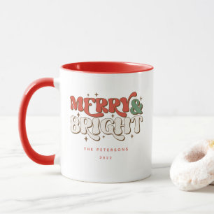 Taza Navidades de Merry & Bright Retro