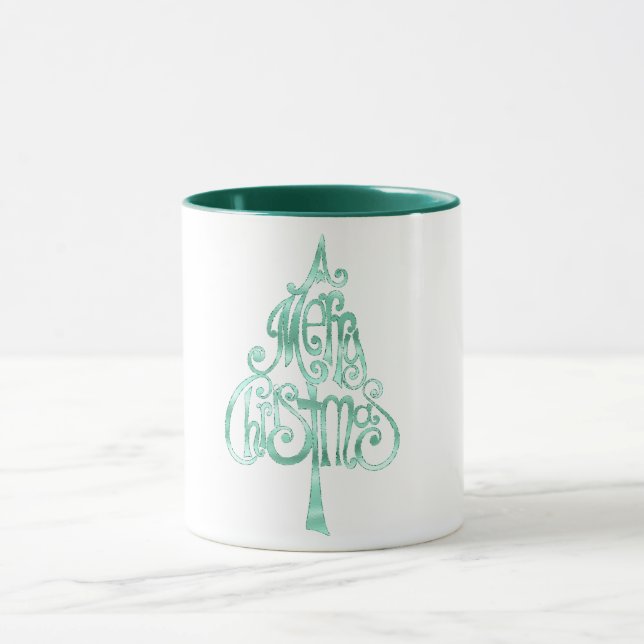 Taza Navidades de Mint Green Glam (Centro)