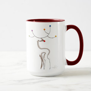 Taza Navidades de nariz roja reno