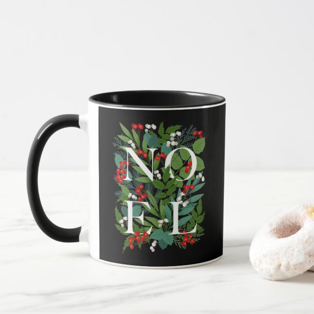 Taza NAVIDADES de NOEL Greenery Berries (Con donut)