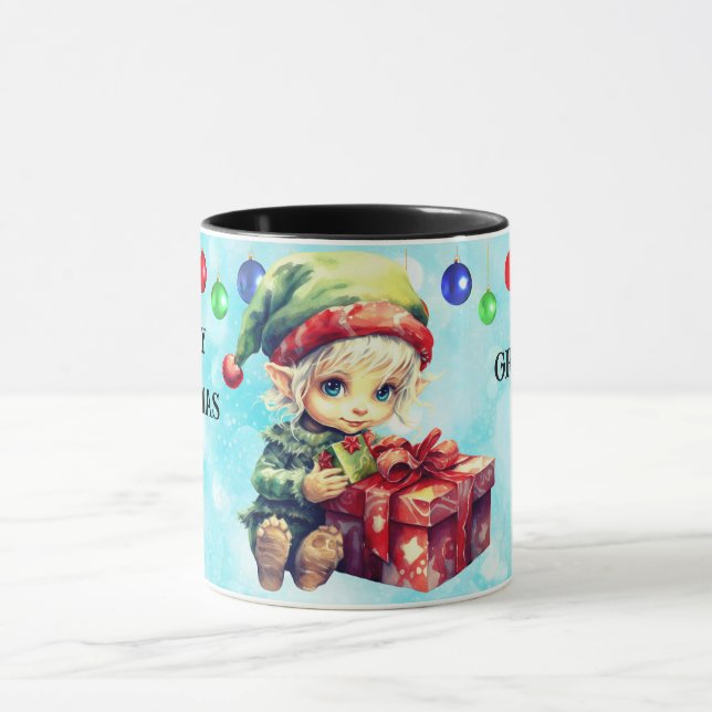 Taza Navidades de nombres personalizados (Centro)