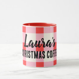 Taza Navidades de nombres personalizados personalizados