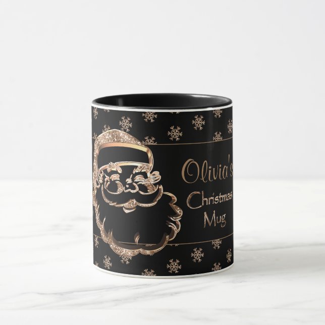 Taza Navidades de Olivia Mug Cute Santa (Centro)