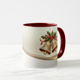 Taza Navidades de oro Bells Holiday Mug