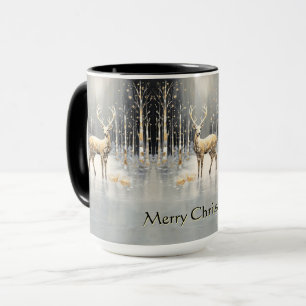 Taza Navidades de oro: Fiesta de renos