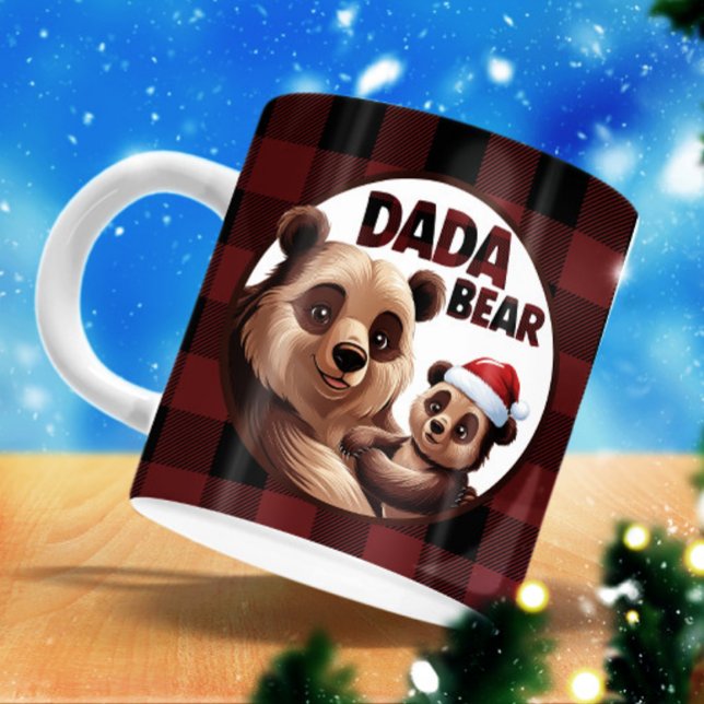 Taza Navidades de oso bebé de oso Dada Bear - Mejor reg (Subido por el creador)