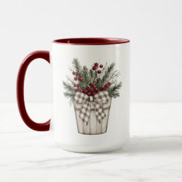 Taza Navidades de países de almacenamiento de búfalo pe