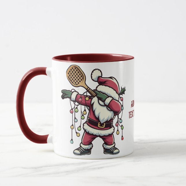 Taza Navidades de pelota de pádel (Izquierda)