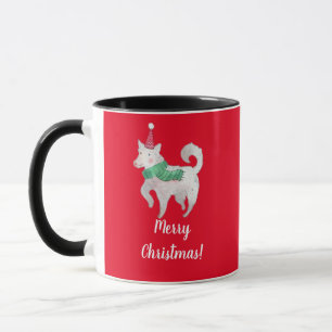 Taza Navidades de perros de clase