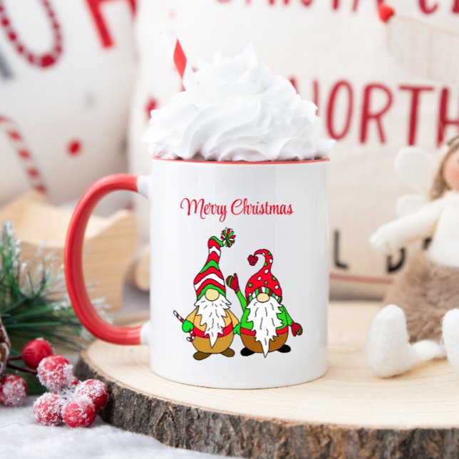 Taza Navidades de Personalizado lindo Gnomes (Subido por el creador)