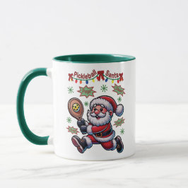 Taza Navidades de Pickleball Santa Claus