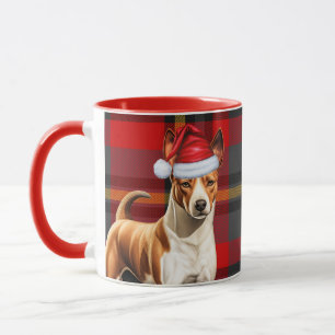 Taza Navidades de Placa Roja y Verde de la festividad d