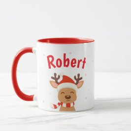 Taza Navidades de Rainer Santa personalizan el café Mug