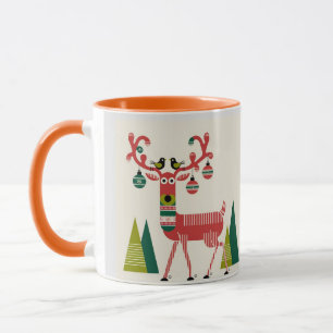 Taza Navidades de renos Café Mug