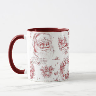 Taza Navidades de San Nicolás Tóle Rojo de País Francés