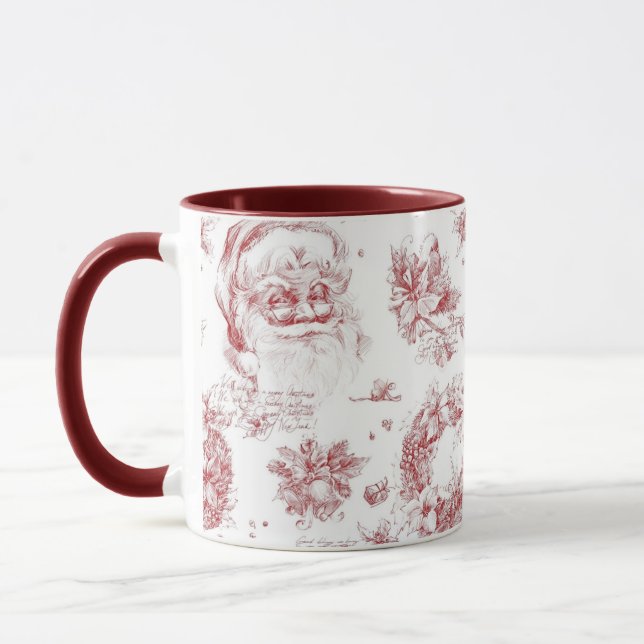 Taza Navidades de San Nicolás Tóle Rojo de País Francés (Izquierda)